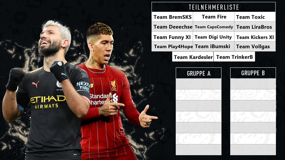 Teilnehmerliste #MPCGA6🏆🐇

TurnierDiscord ➡️discord.gg/98c6C7U

12 + 13.04 | #MakeProClubsGreatAgain6 🏆🐇

PS : Falls ihr noch ein Team sucht meldet euch einfach im Discord unter #verein-suche 🥳