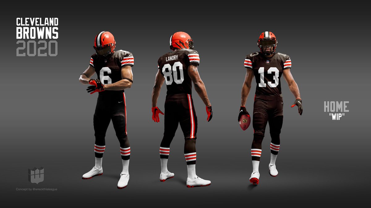 Ok a lot of you have mentioned the OBJ “all orange” comment & that the BotB preview has a blurred all brown uni at the end so I’m adding possibilities for all orange & brown as regular + color rush uniforms. (I do think it looks like a lot of orange on that all brown blur....)