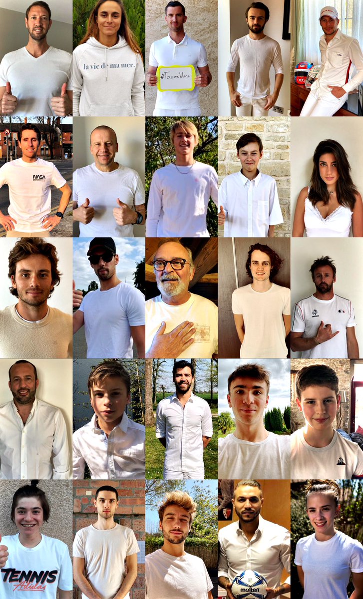 #tousenblanc Athlètes et amis Triple A Sports <a href="/WillStevens_/">Will Stevens</a> <a href="/loicduval/">Loic Duval</a> <a href="/NatBerthon/">Nathanael Berthon</a> <a href="/AurelienPanis/">Aurélien Panis</a> <a href="/SCarbillet/">Sebastien Carbillet</a> <a href="/RenoDERLOT/">Renaud DERLOT</a> <a href="/VickyPiria/">Vicky Piria</a> <a href="/didi_aces/">Didier_Coton</a> <a href="/RenoDERLOT/">Renaud DERLOT</a> <a href="/FCastellacci/">FrancescoCastellacci</a> <a href="/nico_jamin/">Nico Jamin</a> <a href="/alainbernard/">Alain BERNARD - OLY</a> <a href="/PVaultier/">Pierre Vaultier</a> and more...