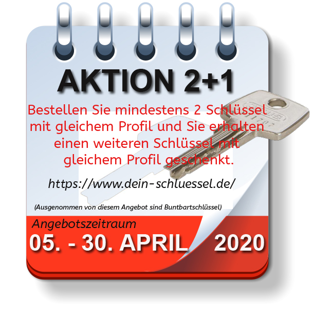 ISS_Isendahl's tweet photo. AKTION 2+1
Bestellen Sie mindestens 2 Schlüssel 
mit gleichem Profil und Sie erhalten 
einen weiteren Schlüssel mit 
gleichem Profil geschenkt.
https://t.co/nXQoX0OrYJ
#hausverwaltung #hausmeister # immobilien #ersatzschlüssel #schlüsselverloren https://t.co/5nBsYsmlWB
