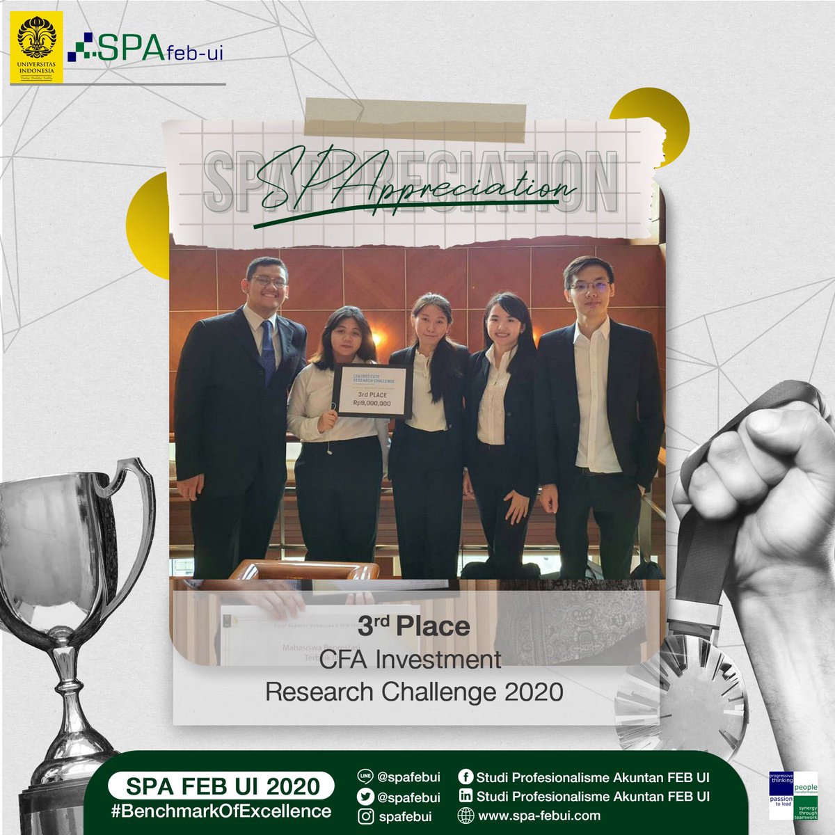 spafebui's tweet photo. [#SPAppreciation: CFA Investment Research Challenge 2020]

Hi, Accounting fellas!

Kami ingin mengucapkan selamat kepada mahasiswa Akuntansi dan tim yaitu:
-Boby Kristanto C. (EAK ‘16)
-Stefanny Christina (EAK ‘16) https://t.co/UhY5TX4bPu