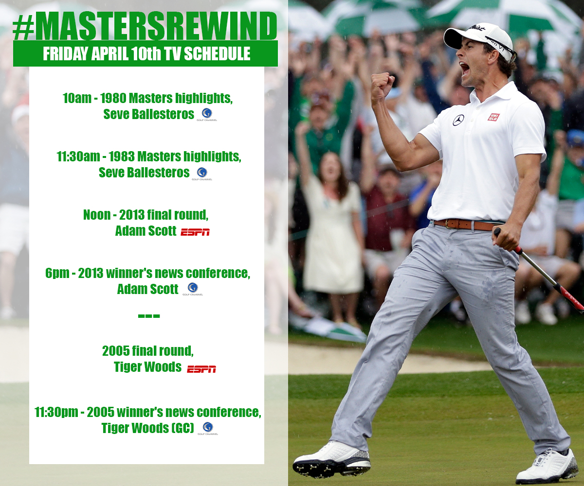 MMOGolf's tweet photo. #MastersRewind ⛳🏌😍️#QuarantineLife.
#MMOGolf #Masters #GolfChannel #ESPN
Check the Schedule here👇 https://t.co/QypboCOMuD