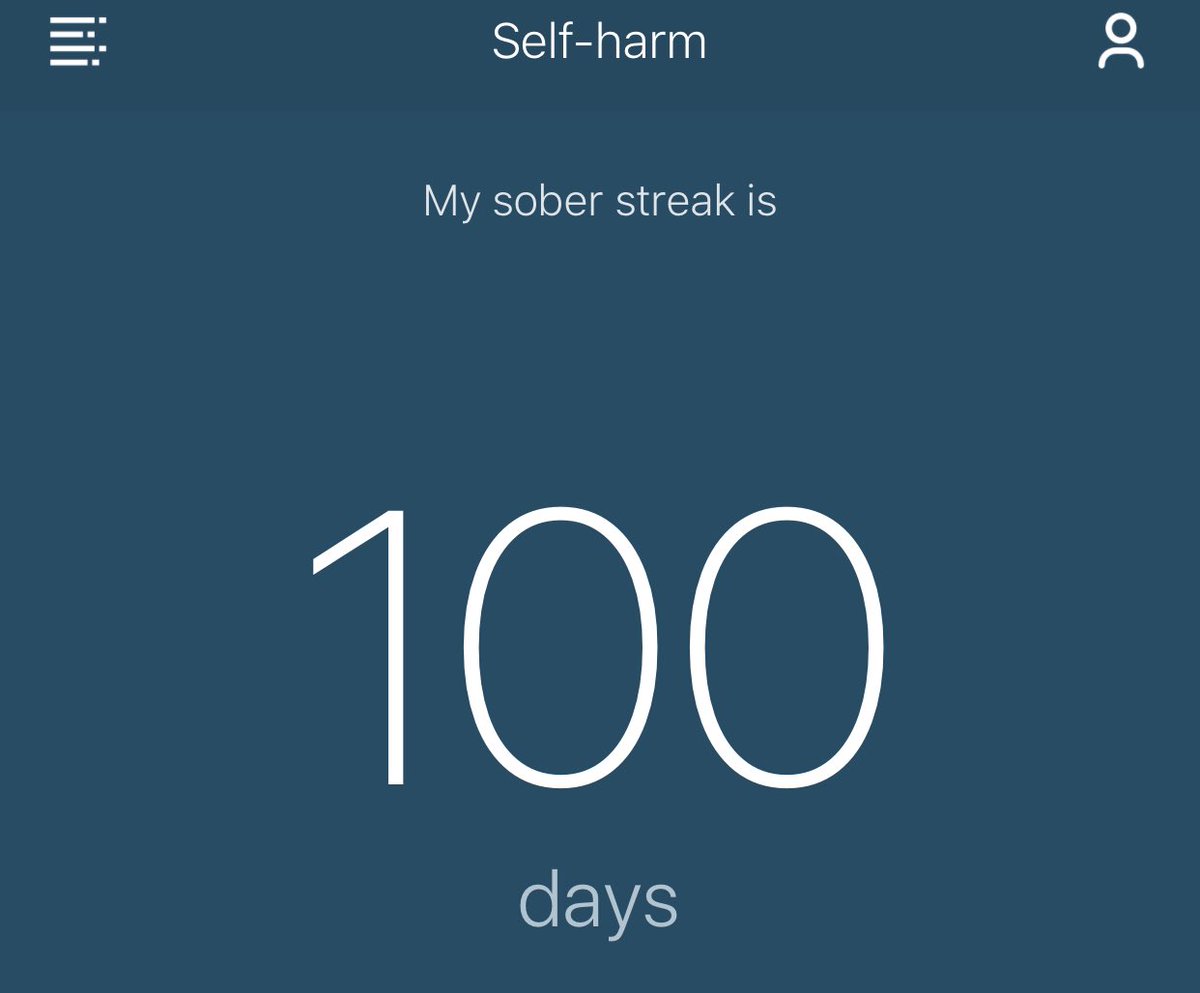HELLO TODAY I AM 100 DAYS SELF HARM CLEAN!! It’s been 10 years, and I’ve never been this long before- neither did I think I ever would! It’s a long ASS journey, and as impossible as it seems, here is proof it WILL happen (1/4)