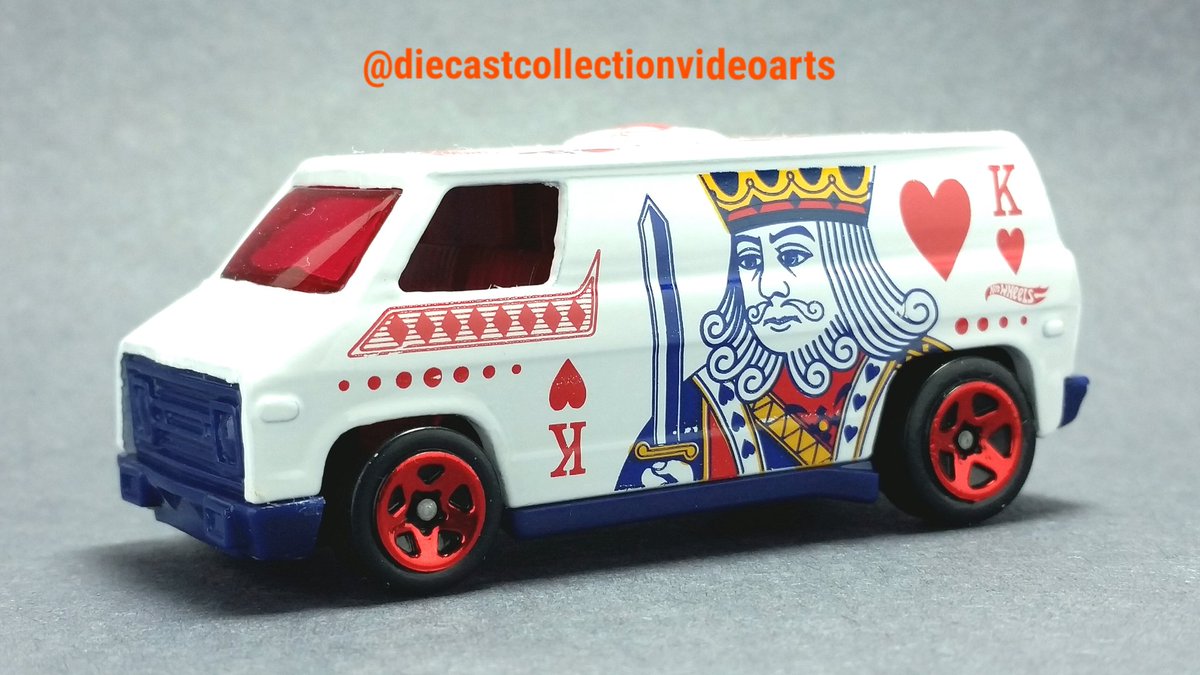 King Of Hearts 68/250 Hw Art Cars 9/10 Super Van Details about   Hot Wheels 
