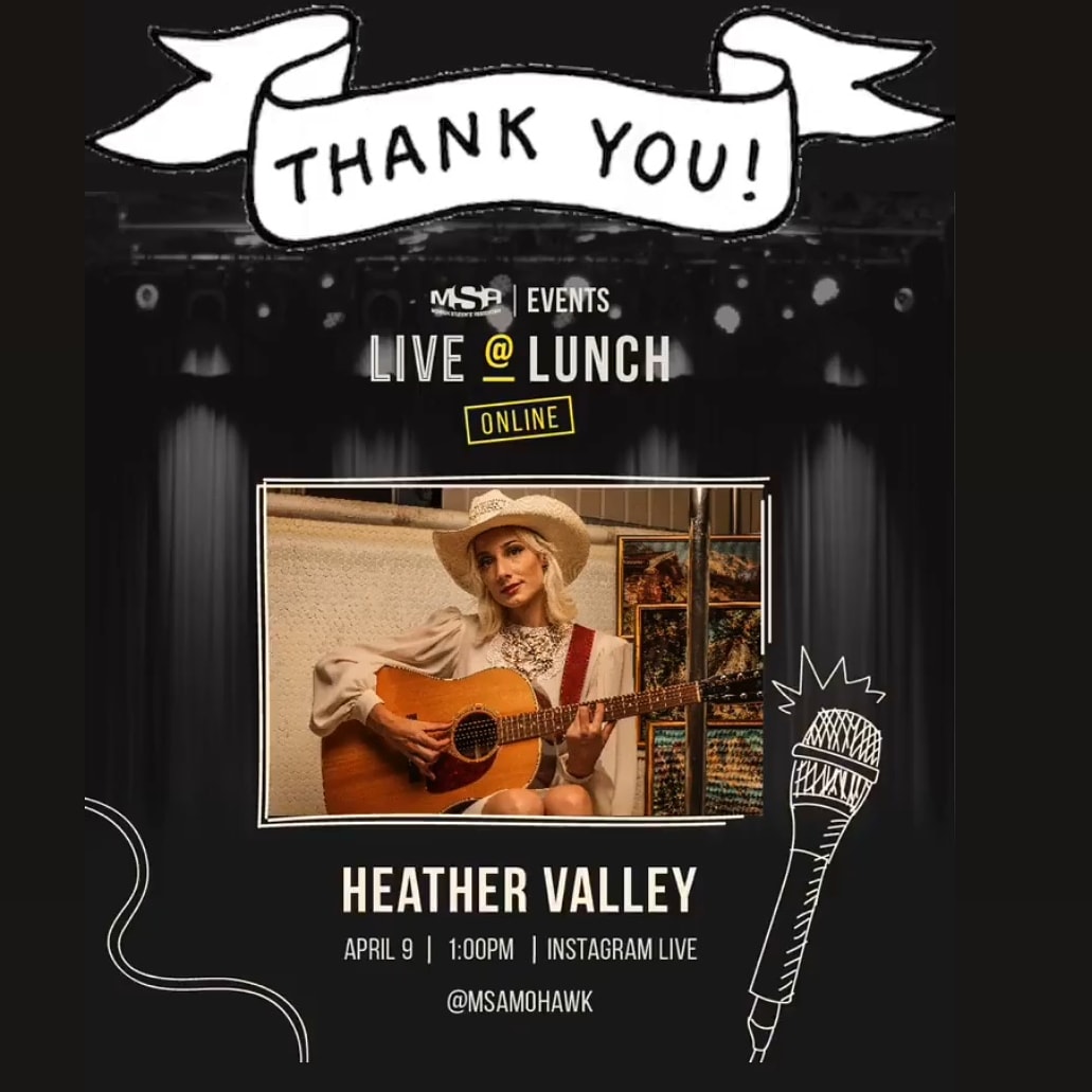 HeatherValley's tweet photo. Had a great time performing for the @MSAmohawk yesterday & thanks to everyone who tuned in 💙
#heathervalley #desertmessage #livemusic #interview #exclusive #americana #hamilton #hamiltonmusic #indiefolk #indiefolkband #womeninmusic https://t.co/i6kB4i6imG