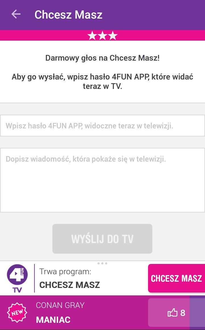 LMPromoPoland's tweet photo. Jak głosować:

1. pobieramy aplikacje 4Fun App
2. Logujemy się za pomocą facebooka
3. Wchodzimy w zakładkę Chcesz? Masz! (zdjęcie 1)
4. Szukamy piosenki, na którą chcemy oddać głos (zdjęcie 2)
5. Klikamy w piosenkę - wpisujemy hasło, pozdrowienia (zdjęcie 3)

Są 3 głosy na dzień https://t.co/iNBKQIiTN2