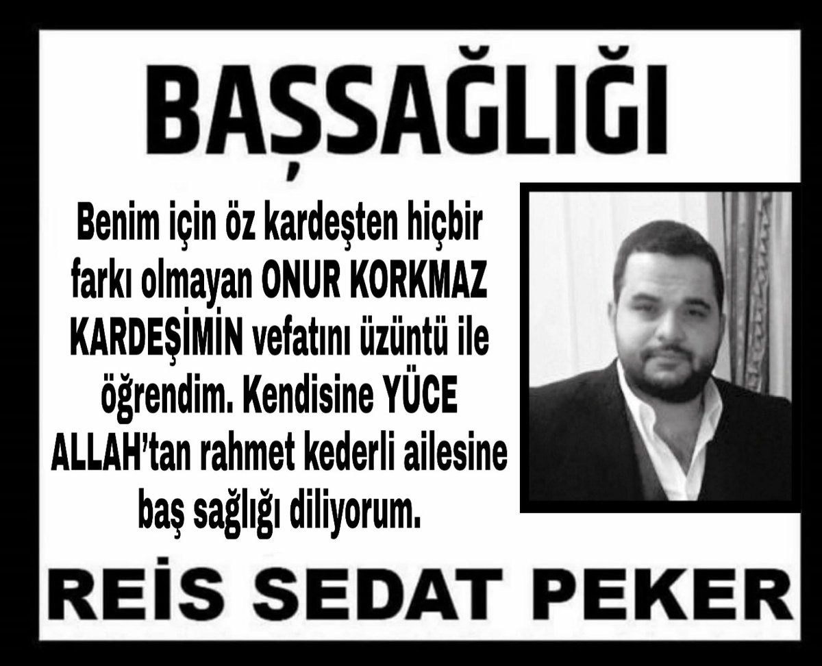 Sedat peker twitter