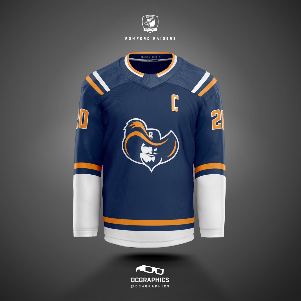dc4graphics's tweet image. NIHL S1 Jersey Concepts, 1-3 out of 10 (2020-12)
My first lock down project. I have wanted to do this for a while but never had the time.

Chelmsford Chieftains @chiefsicehockey
Oxford City Stars @OxfordCityStars
Romford Raiders 2 @RJRIceHockey

#NIHL #Hockey #Jersey #design
