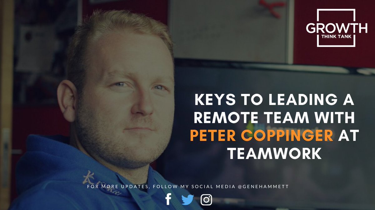 teamworkdotcom's tweet photo. Our CEO Peter Coppinger recently appeared on the Growth Think Tank podcast and gave some insights into how we at Teamwork are managing working remotely. #keepworkgoing Listen here 🎧 https://t.co/LXG0EJOe6s https://t.co/DnWwpiNVvt
