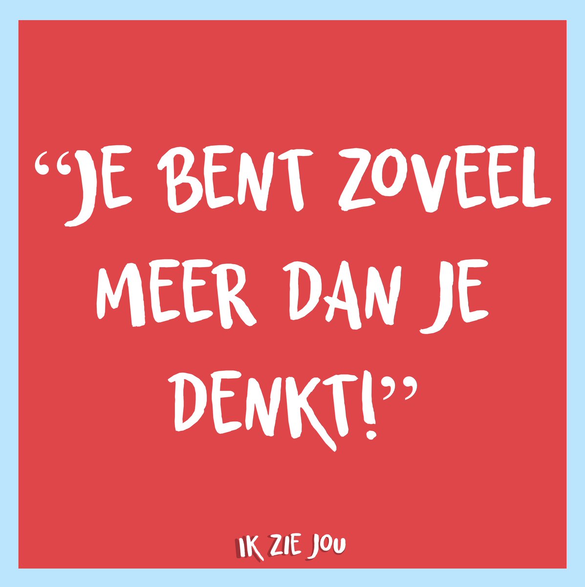 VanBrugBoeken's tweet photo. "Niet wat je bent is wat je beperkt,

maar dat wat je denkt

dat je niet bent.

Je bent zoveel meer dan je denkt." 

Uit IK ZIE JOU van Heleen de Mooij-Lubbers. https://t.co/E6RZ5jykvx https://t.co/eDyN9aagda