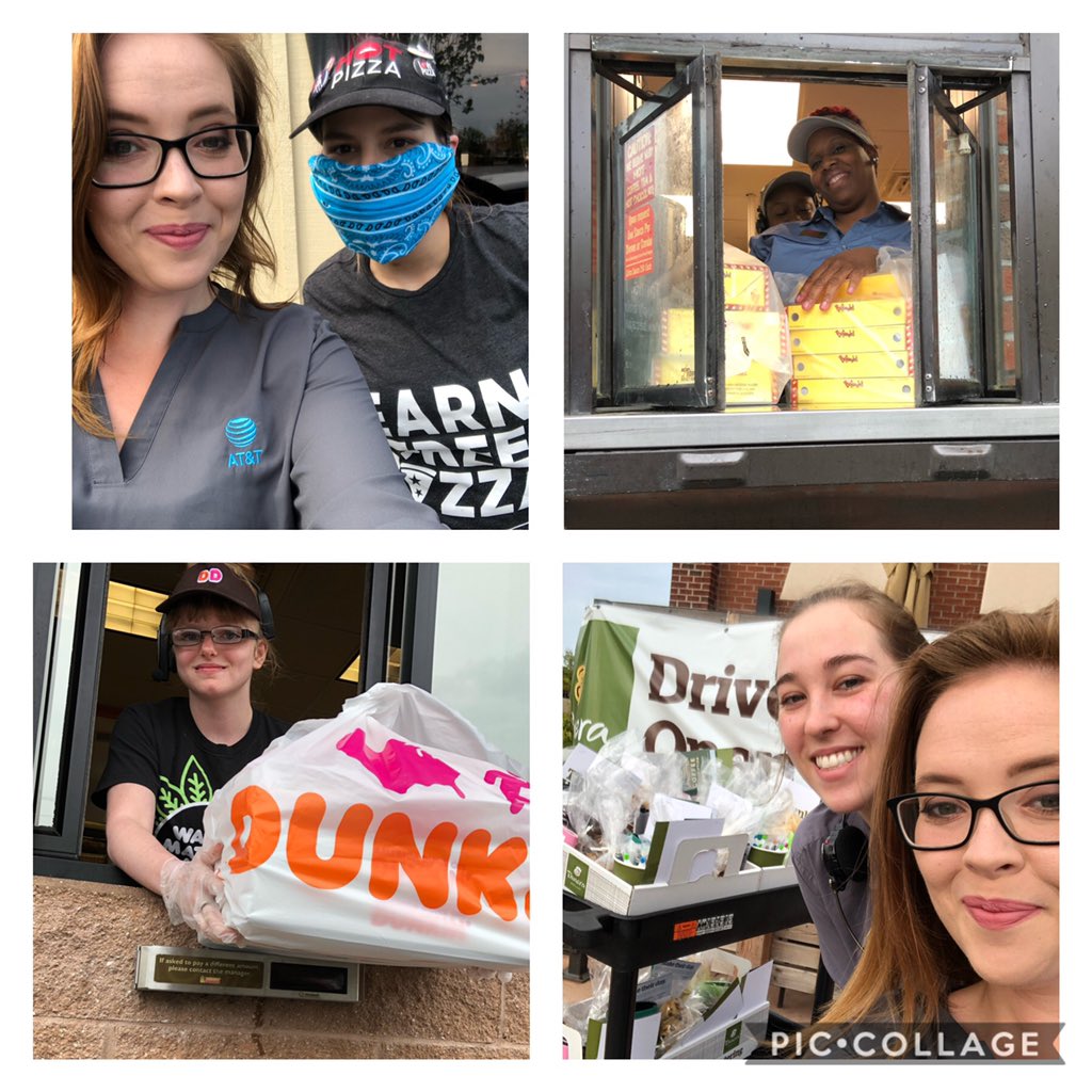 keri_penberthy's tweet photo. I also gathered 3 trays of Panera goodies, 50 sausage biscuits, 50 BoBerrys, &amp; 10 dozen donuts! #Bojangles #dunkindonuts #Panera #KrispyKreme #firstresponderappreciationday #eastcoastriders @Jmatalanglois https://t.co/4WSVVovAGu