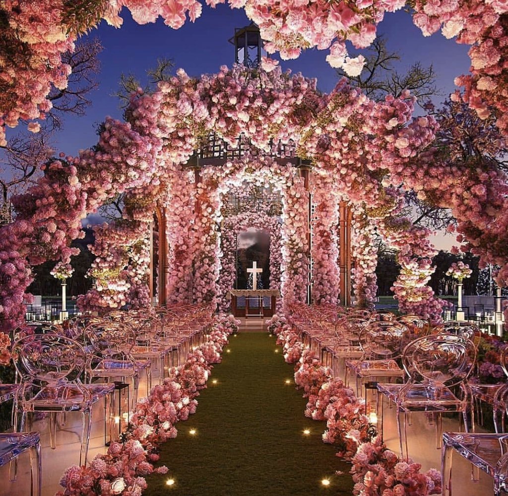 7. The matrimony venue and design for the wedding?