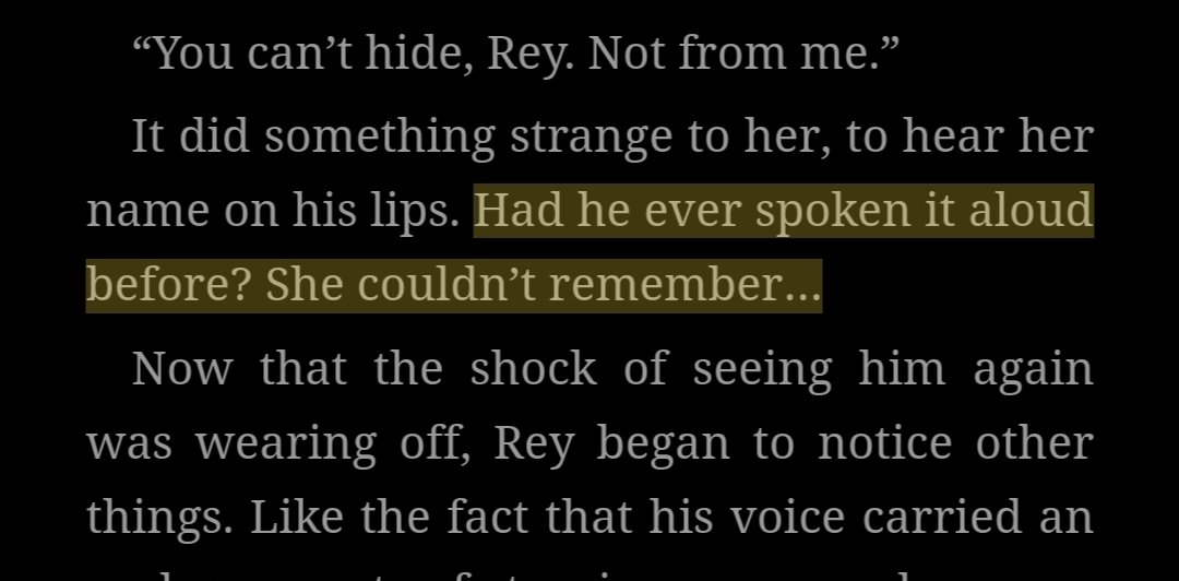 is she kidding me? just about 3 million times in tlj? one of these being the very instance y'all are discussing aka his failed proposal???? "rey, I want you to join me. we can rule together and bring a new order to the galaxy.""don't do this ben, please dont go this way."