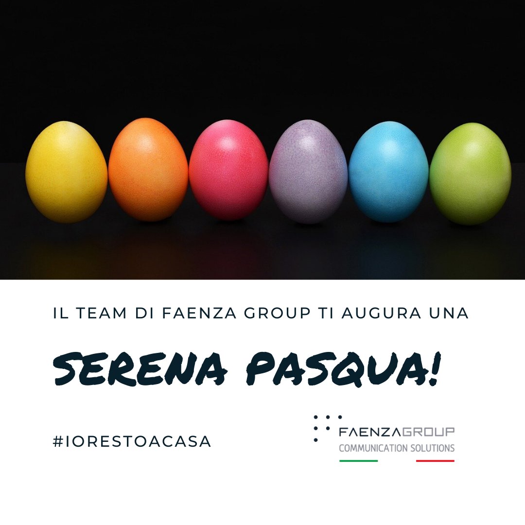 Il team di <a href="/faenzagroup/">Faenza Group</a> ti augura #BuonaPasqua 🐣