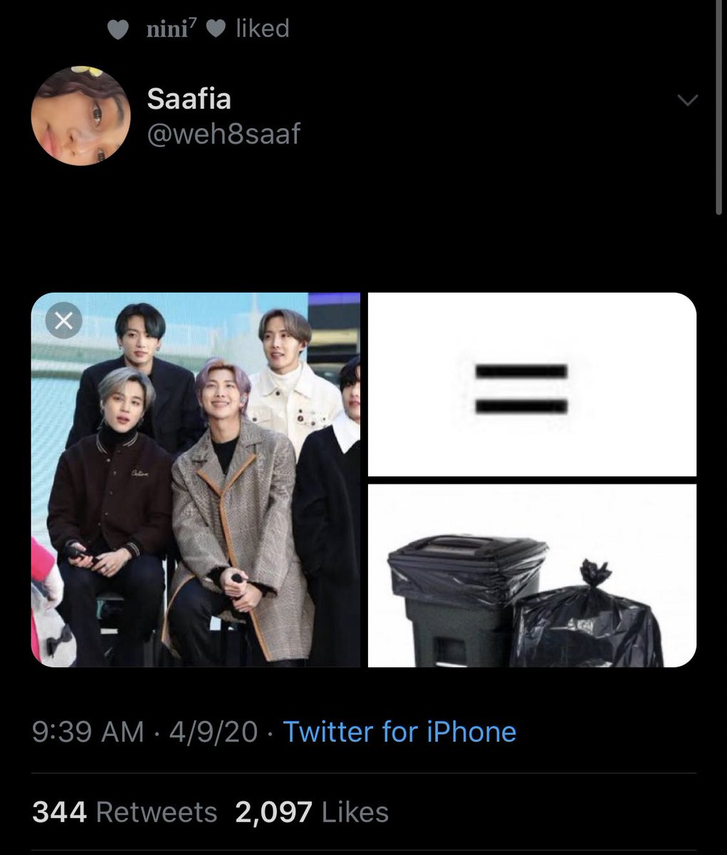 Not only locals and kpooppies but some people with  @BTS_twt in their bios also liked this disgusting tweet. Either they did not read this tweet or they are antis masquerading as  #BTSARMY  