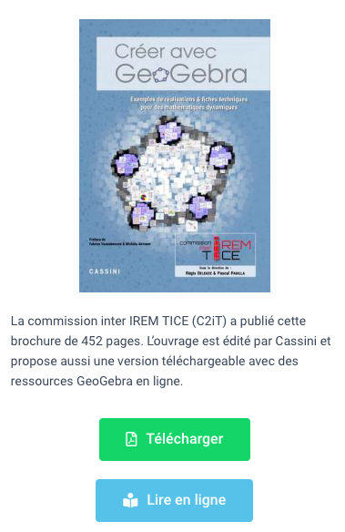 SanahMnaouare's tweet photo. Quand tu profites de tes "vacances" confinées pour te remettre à jour sur #geogebra 😎! Plein d'activités #maths clés en main disponibles dans la rubrique ggb https://t.co/40MtPpHJhF du site de la C2iT👌🖥️📘https://t.co/kYuUxD8km9
#Maths2020 #MathsNum #minedor #souscôté #LevelUp https://t.co/BAoDZAy9OA