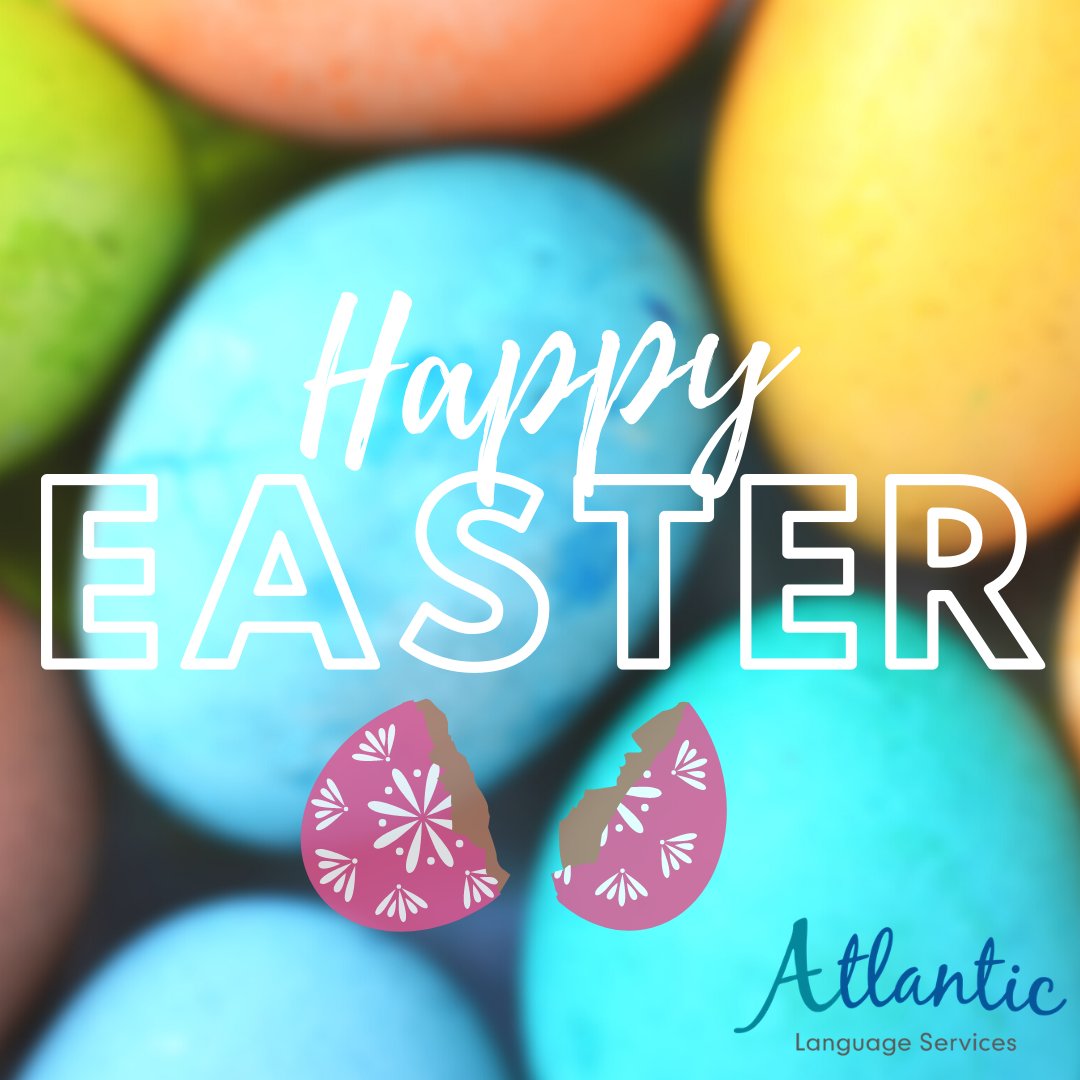 AtlanticLang's tweet photo. Despite it being a tough time for everyone at the moment, we just want to wish everyone a very Happy Easter. We hope you are all staying safe and well! #Easter #StayAtHome https://t.co/Q6QGzxqLsv