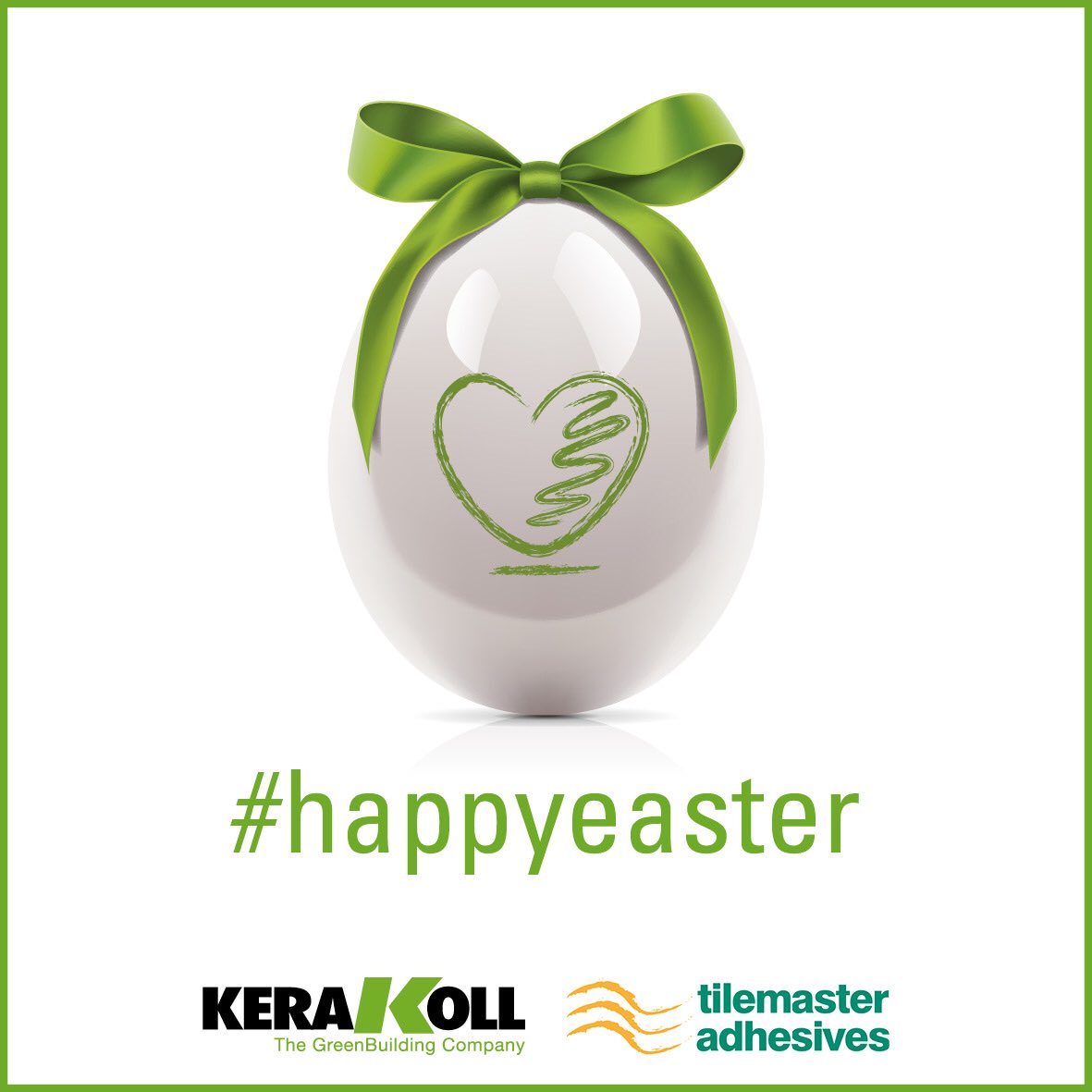 #HappyEaster to all from #Tilemaster and #Kerakoll🐰

We are here and still operating for you, we hope everyone has a relaxing Easter weekend and we shall be back open on Tuesday!

#everythingwillbeok #neverworkalone