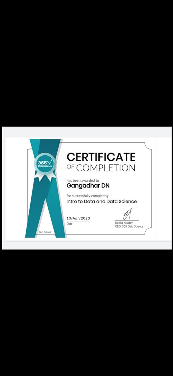 GangadharBhuvan's tweet image. Day 70:

Completed Day-9, 10 on @LeetCode #30_day_of_code

Completed Intro to Data &amp;amp; DataScience on @365datascience
#DataScience #Data
#100DaysOfCode