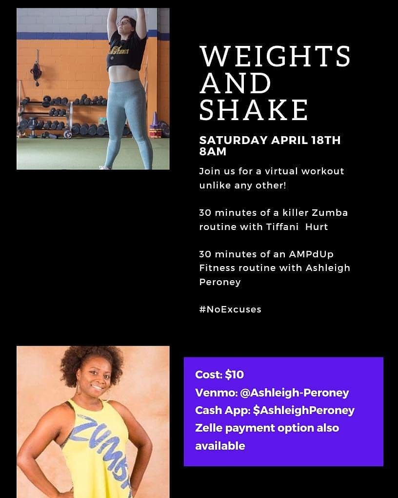 Purpose15025's tweet image. Need to get moving? Join us, from the comfort of your home, on this 1 hour virtual class that is guaranteed to get your heart pumping, build muscle and leave you smiling, energized and ready to start your day. 

Do your body a favor...REGISTER TODAY.