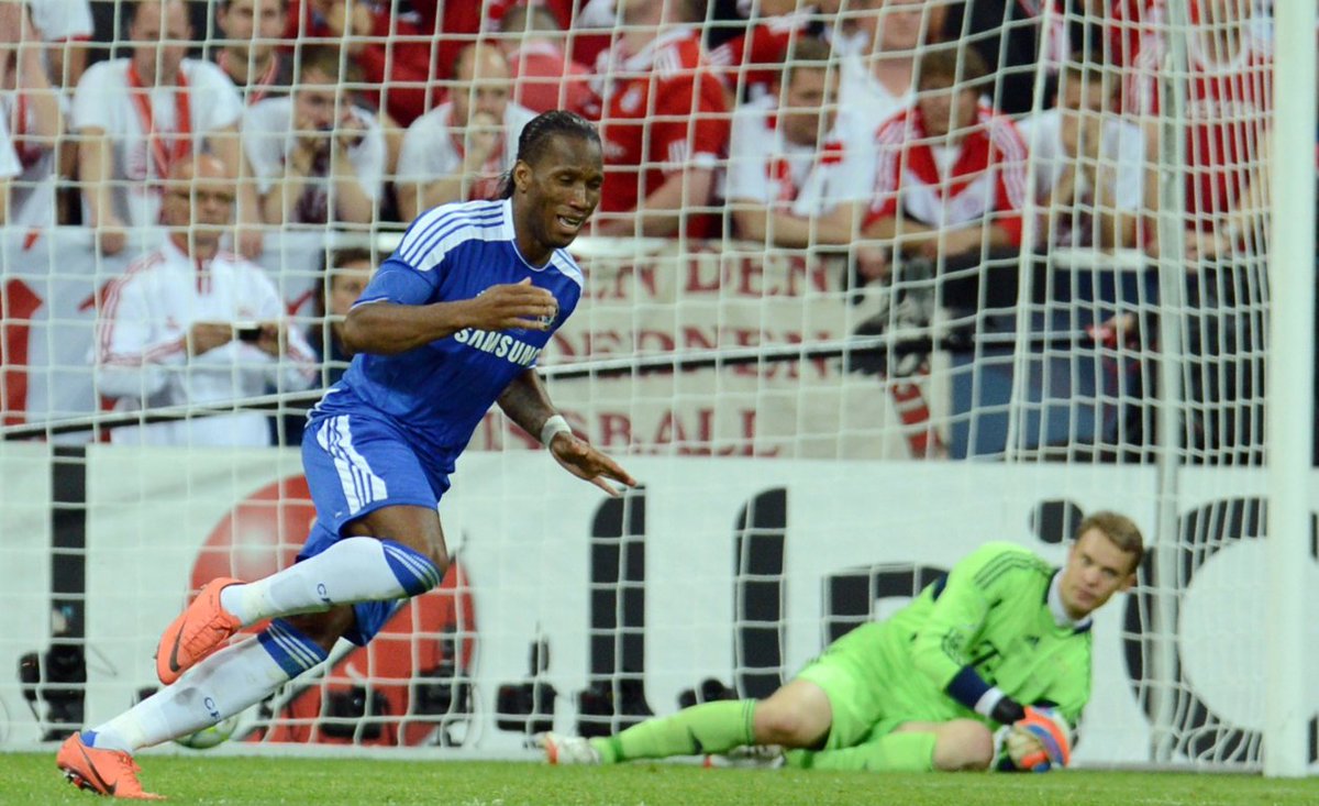  Just like Moscow in 2008, Chelsea would face penalties yet again in a UCL Final. Heroics from Petr Cech meant Chelsea were one kick away from glory. Up stepped Didier Drogba. Drogba converted and Chelsea were Champions of Europe for the first time. Europe was blue.