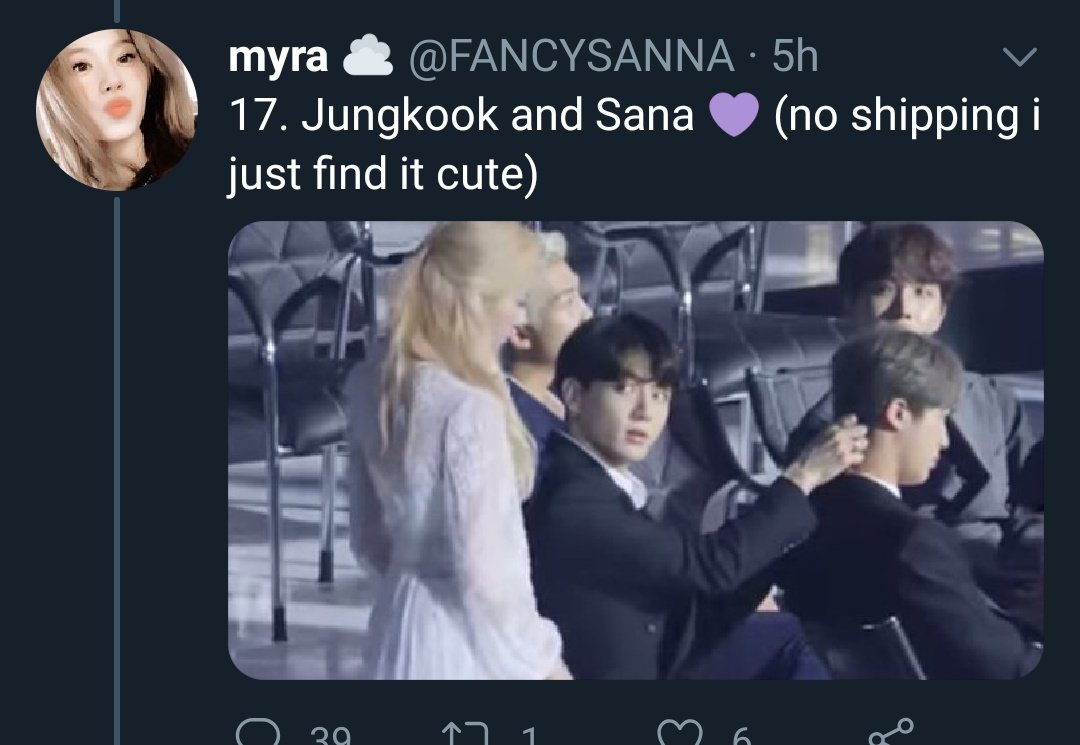 17. Girl stop using Sana for your hetero ship. Also weren't you just h@ting on his group?