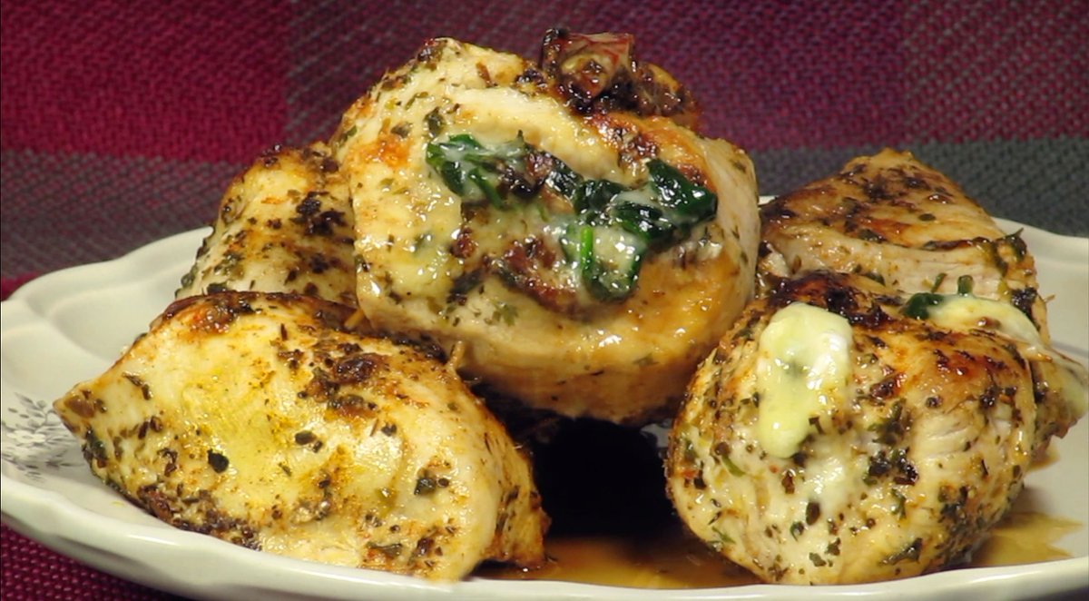 RAWhats4Dinner's tweet image. Chicken Breasts with Spinach and Sun-Dried Tomatoes - New Post - Watch the Video, Print the Recipe at wp.me/paJoh5-23x #dinner #recipe #makeathome #recipes