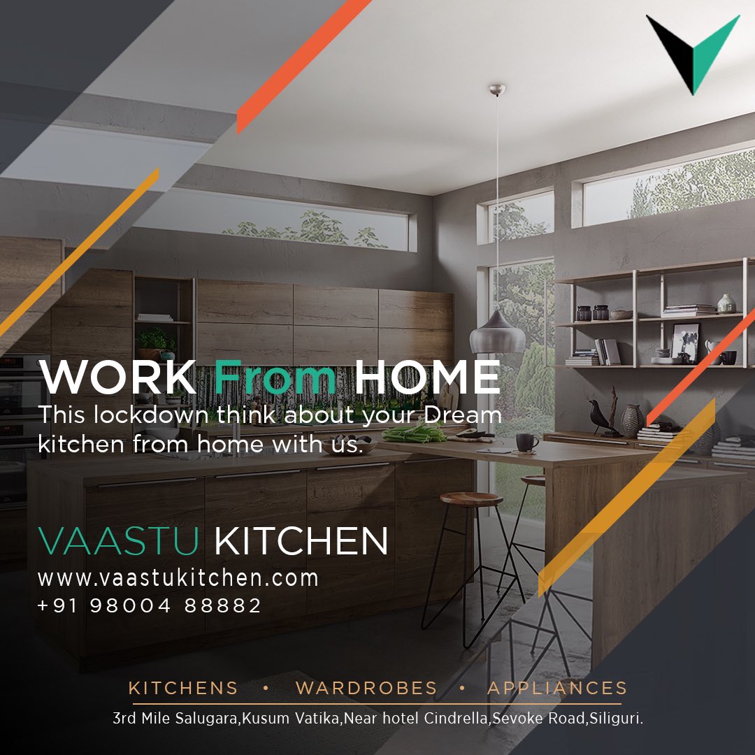 vaastukitchen's tweet photo. #workfromhome #straightkitchen #staysafe #kitchenremodel #renovation #modularkitchenindia #interiordecorating  #quarantine .   Team Vaastu kitchen is working from home are you?? Send us ur #floorplan and #measurement and get ur #estimate #freeofcost. https://t.co/Nrv9m9VgxK