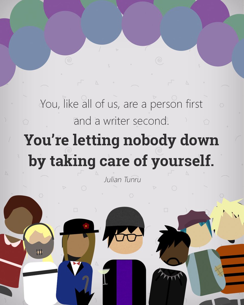 Now more than ever, taking time to recharge is an essential part of being productive.  So let me say this, then say it again: you don’t have to be writing.