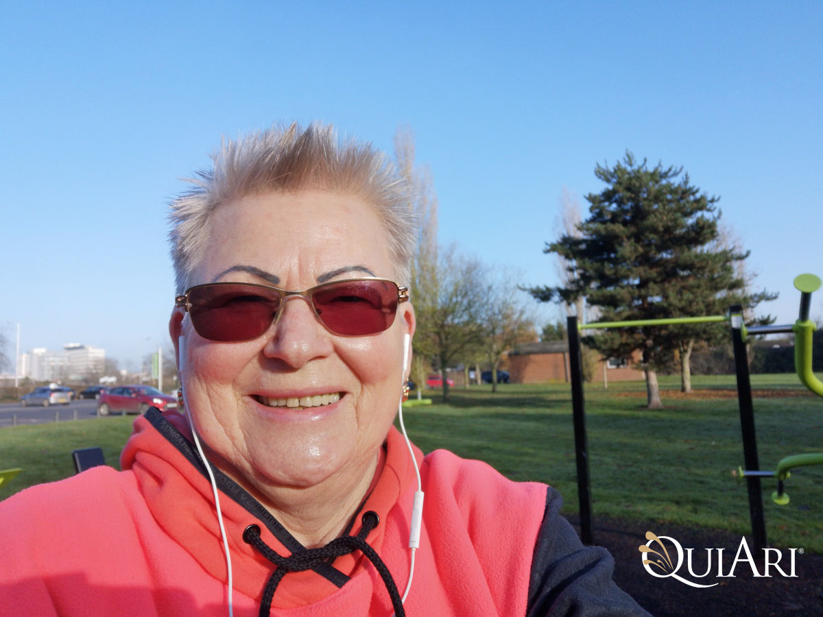 QuiAriOfficial's tweet photo. I'm Betti Korsos & this is my #KickstartChallengeExperience. This is me on day 67 of the #90DayKickstartChallenge. I lost 9 kg (20 lbs) and I have so much energy. I started doing sports and exercising, which is something I hadn't done before due to poor health. #Healthandwellness https://t.co/BjgL1lOnqJ