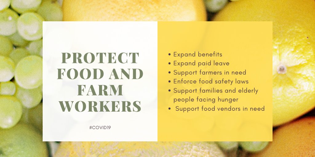 mwbloem's tweet photo. .@livablefuture joined 25 other organizations in this letter calling on Congress to ensure that efforts to address the #COVID19 pandemic adequately protect #foodworkers’ health, safety, and financial security: https://t.co/YGQmwQ5DyC https://t.co/j5CtywRcbd