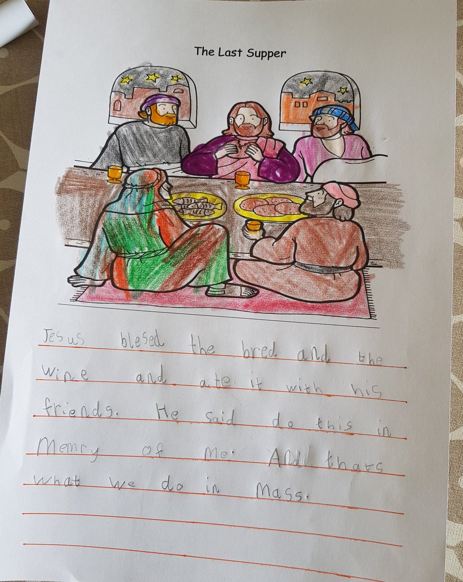 StRonansPS1's tweet photo. Brilliant work π #GoodFriday2020 #Easter2020 #HomeLearning #BuildingOurVirtualStRonans https://t.co/7XjEeDdhKT