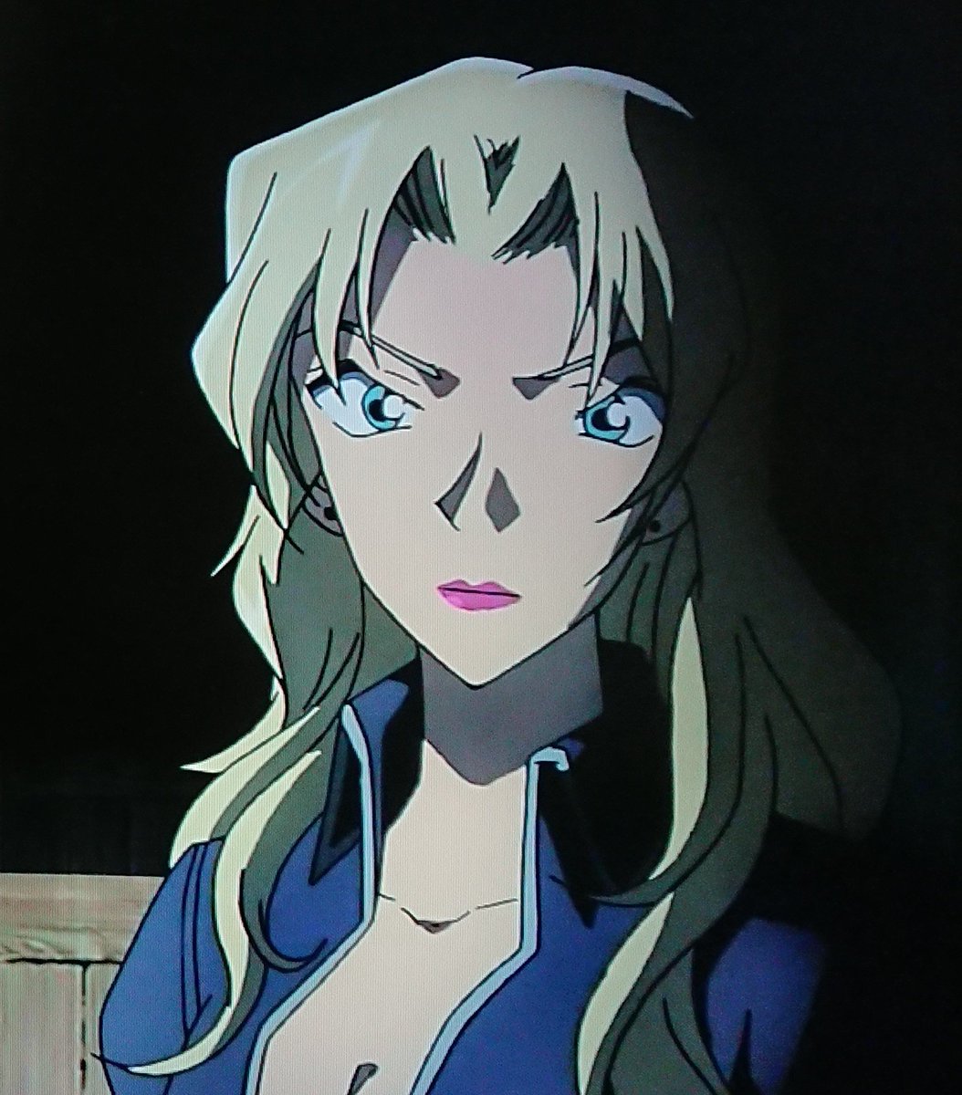 ライダースーツベルモットはいいぞ 純黒の悪夢 金曜ロードショー にワカのタイショーのイラスト