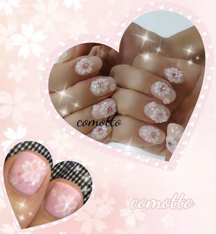 ヒロリン Laralovery 可愛い 恭子ちゃんのいきつけのネイルサロンなの でも 元気で良かった 恭子ちゃんの昔のハデハデネイル感 気分あげないとね Twitter