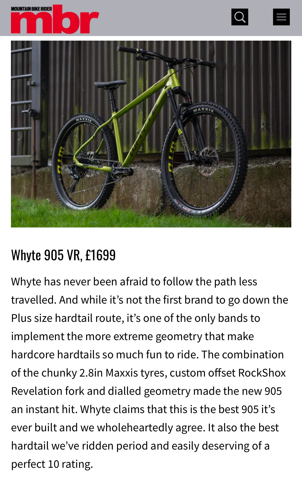 Whyte Bikes on X