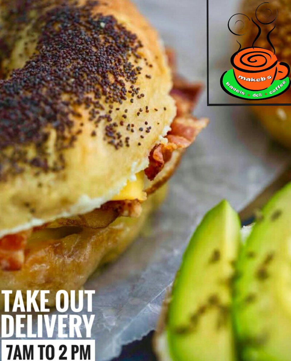 makeb_s's tweet photo. Sweet or Salty we got you covered We kill your hunger and fuel your cravings stop by or give us a call 5616517444 @makeb_s still on the Bat since '03 #grubhub #makebswpb #bagel #florida #cravings #catering #ubereats #MondayMotivation #StayHome #yelpwestpalm #eat24 #BeSafe #family https://t.co/SiPFIwUUbU