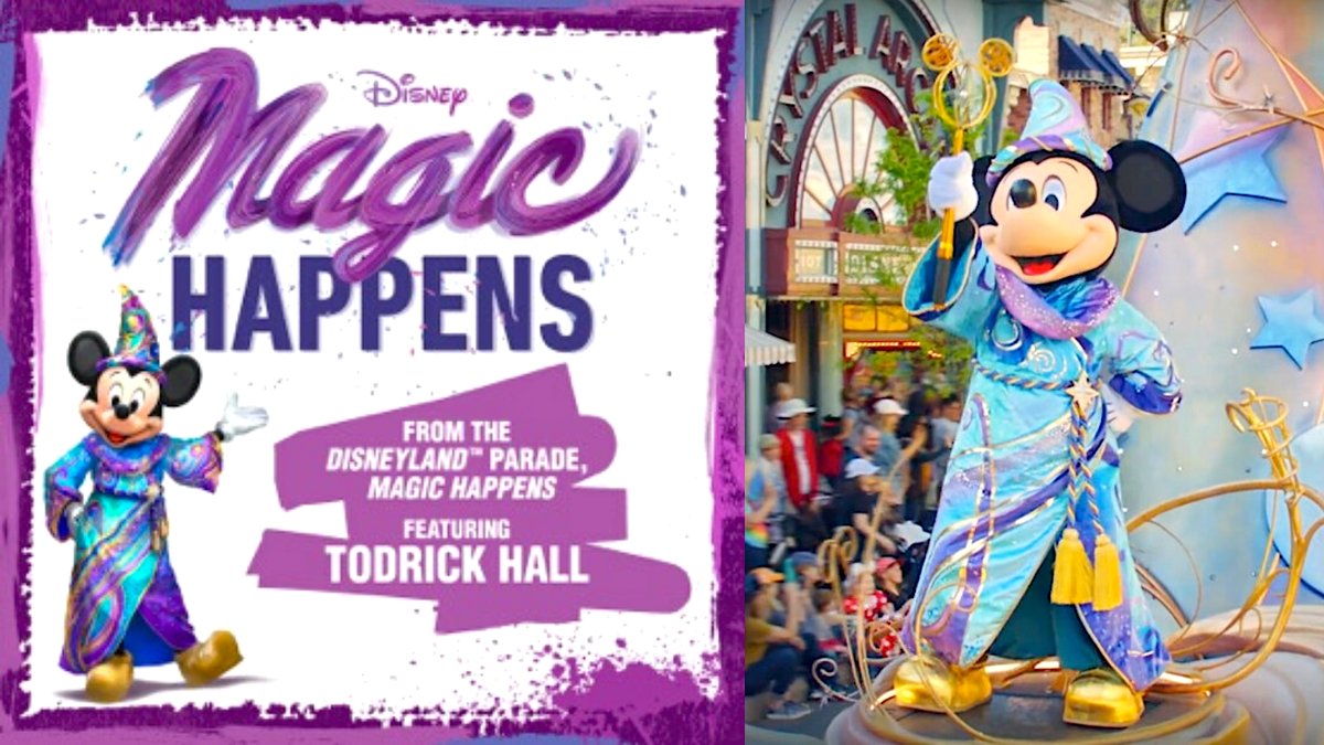 WDWNT's tweet photo. “Magic Happens” Disneyland Parade Soundtrack by Todrick Hall Now Available on Apple Music and Spotify

https://t.co/BGUdK99PTf https://t.co/9Xv80Xiaju