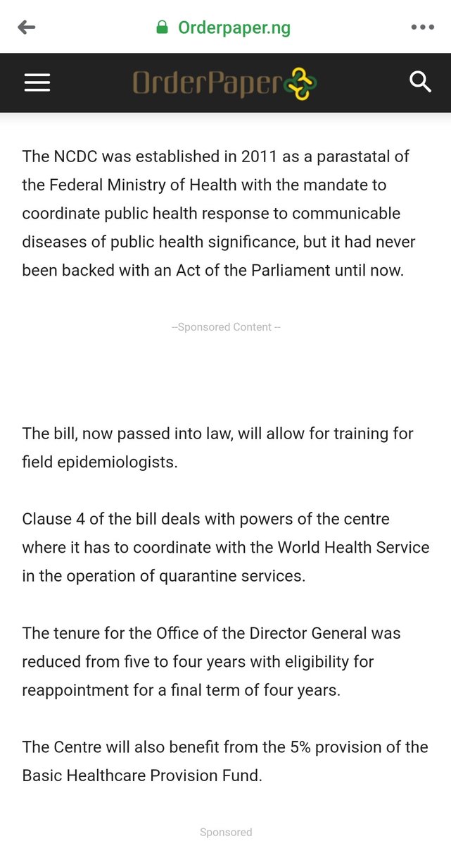 Accepite's tweet image. Nigerians, Abians Let Us Appreciate Ochendo Global

Thoroughly Health Is Wealth. 

Senator T A Orji is  a vision man who sees tomorrow and knw what it will bring. We are grateful sir for you sponsor and support of the NCDC. 

Hon. Sheante
(Political Scientists)