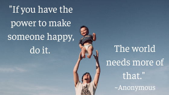 JRaikes13's tweet photo. In light of the current state of the world, make it your goal to make someone happy today. https://t.co/XSzmK5JJRY