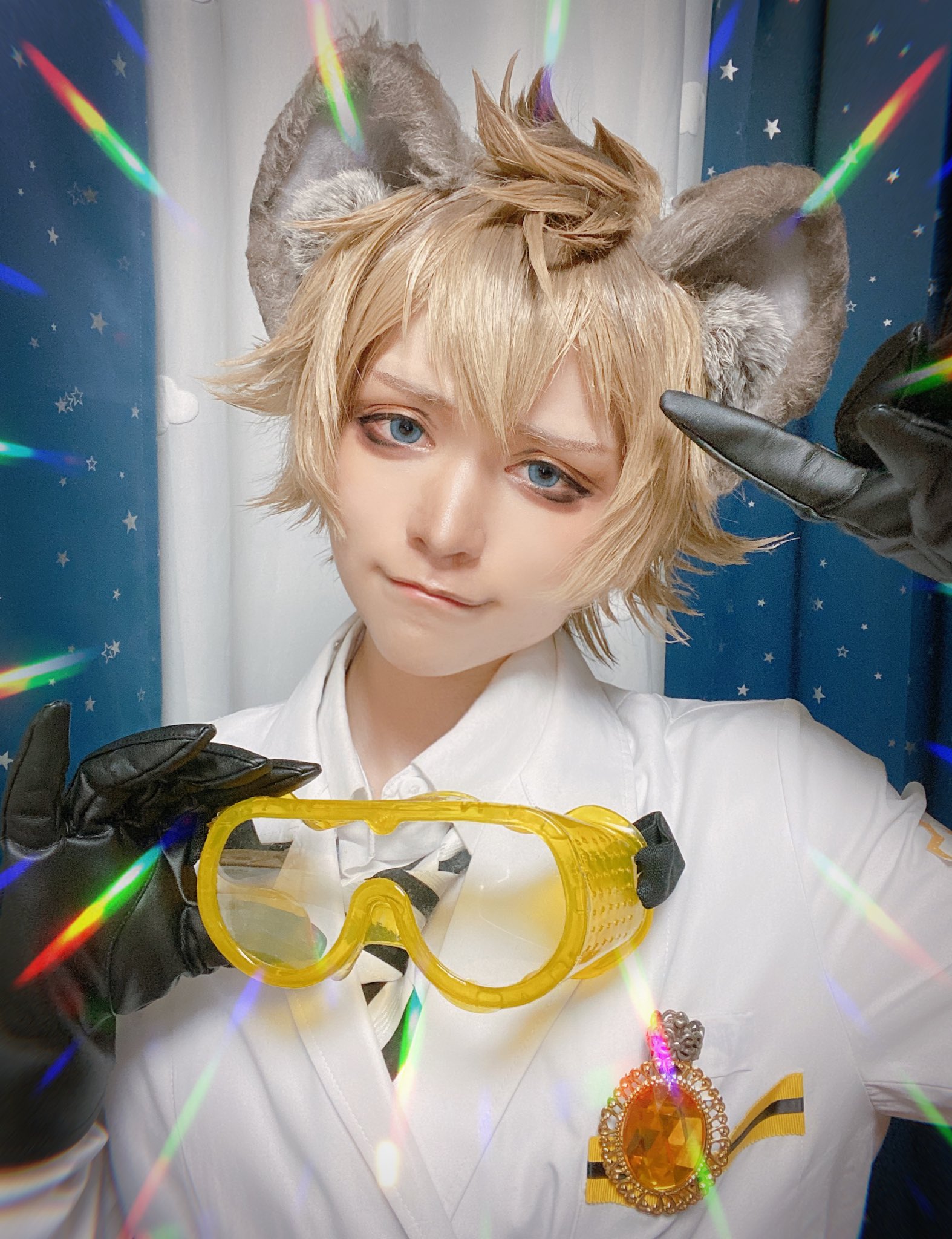 【確認用】ツイステ ラギー ウィッグ ツイステッドワンダーランド ツイステ ラサバナクロー寮 ラギー