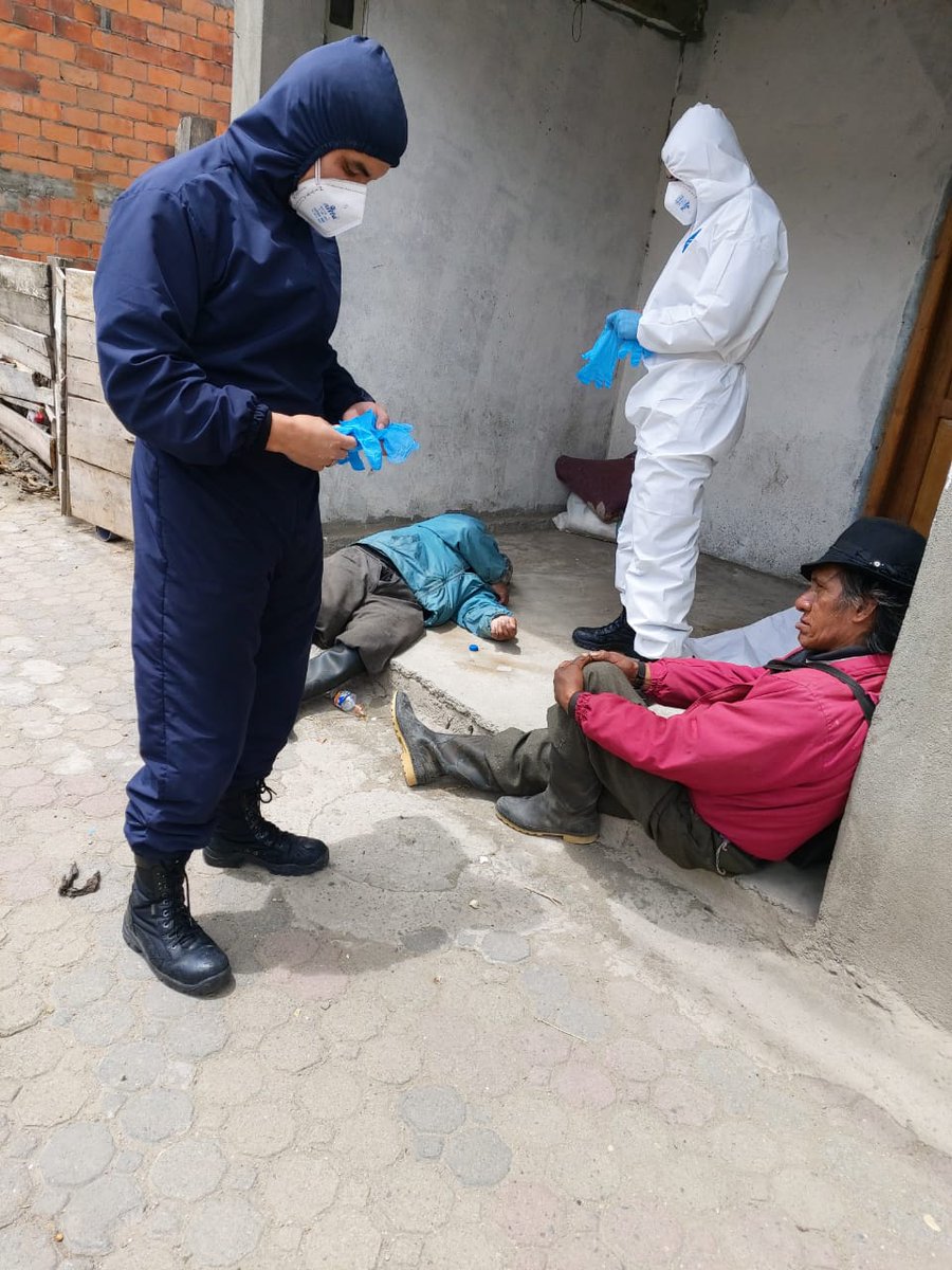 Nuestro trabajo no se detiene en esta semana colaboramos con el personal del Centro de salud, accidentes de tránsito, emergencias médicas, desinfectamos en comunidades, ayuda social, por favor colabora #QuedateEnCasa#