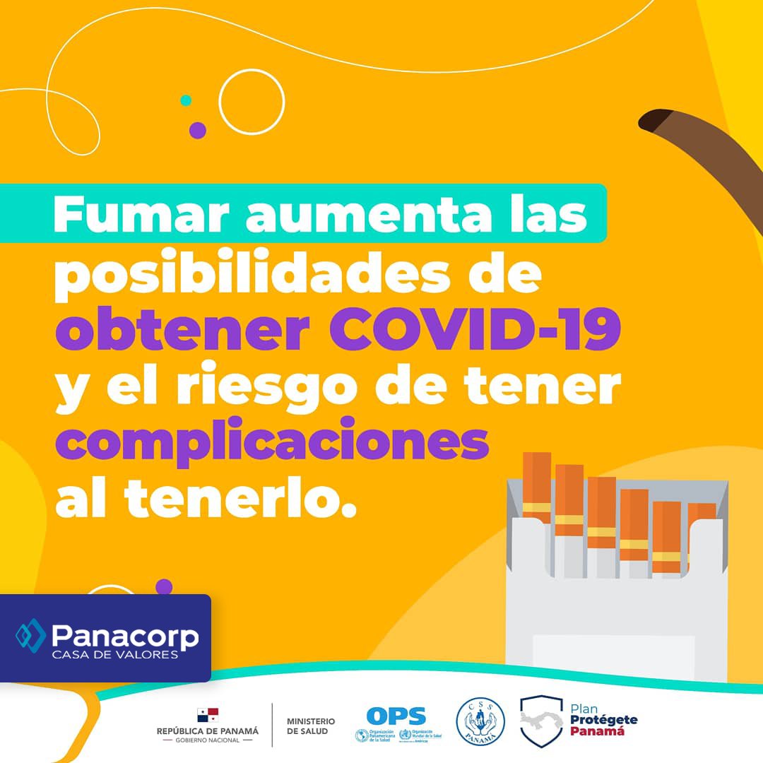 PanacorpCV's tweet photo. En Panacorp nos preocupa tu bienestar. Sigue estos consejos del @MINSAPma para reducir el riesgo de complicaciones y contagio.
#Panacorp #COVID19 #QuédateEnCasa #Panamá https://t.co/sd3ZrgqH8z