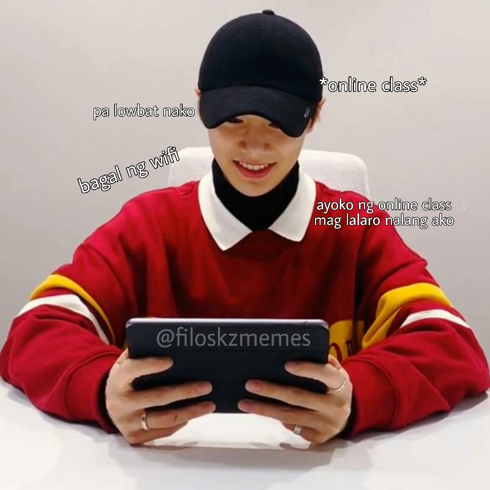 Wang Jeongin :- "1:30 na online class nanaman.."- naiinis pag may pa online quiz - "ang bagal ng wifi kung kelan may laban ako"- nakakaraos sa maghapon dahil sa kakalaro niya- pag inutusan sya : "naglalaro pa ako wait langgg"- una laro bago susundin yung pinapagawa sakanya