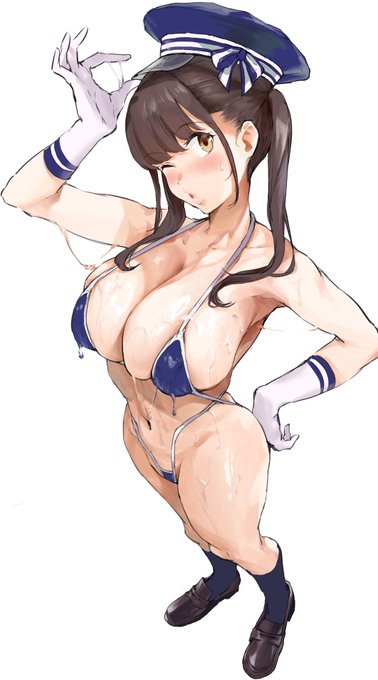 私立ヌルネバ学園の制服です(全身バージョン) 