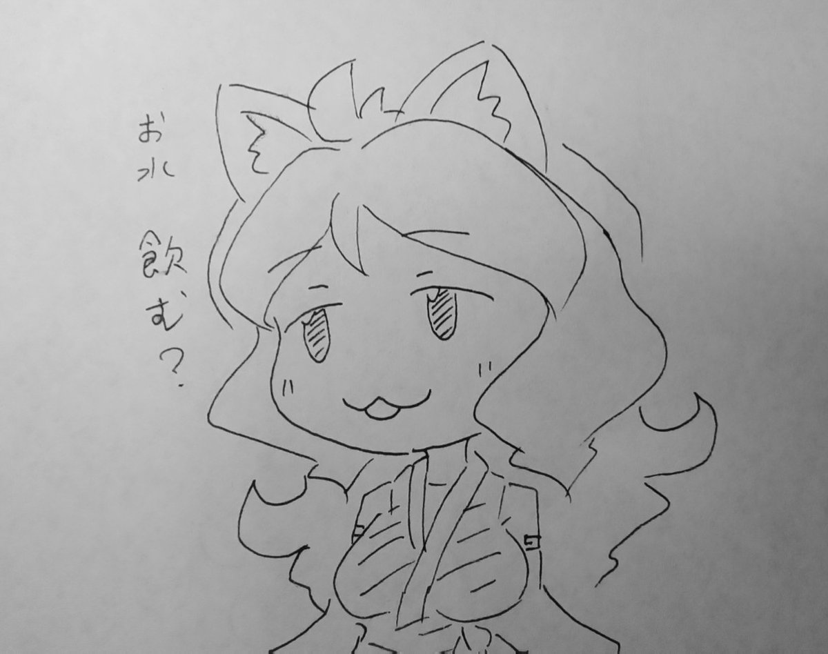 ちょっと全力で描いたりつねぇねといつものりつねぇね。
#ケムリクサ 