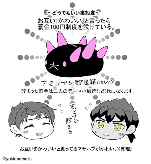 ※マサホプ/未来捏造/かなり強めの幻覚

さいきょうの恋敵。 