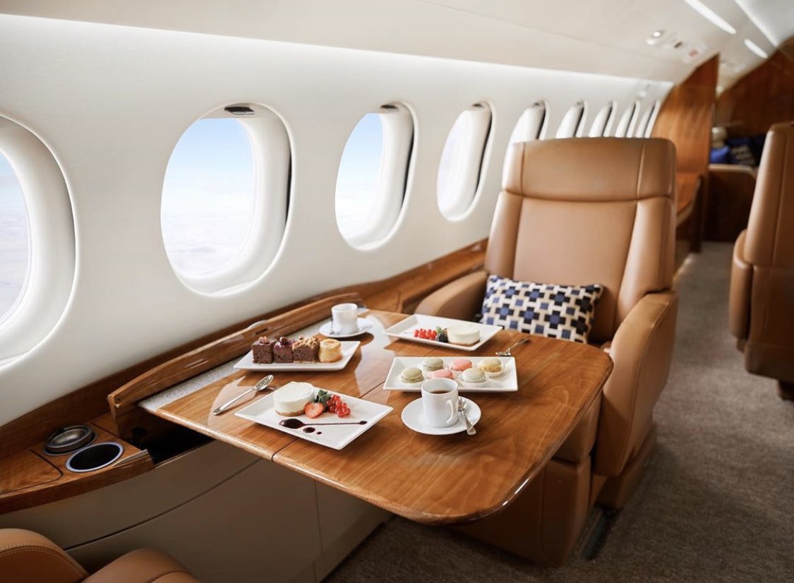 Lastly, you just purchased a private jet to celebrate billionaire status. Which interior do you prefer?  