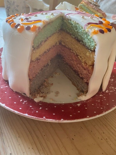Year 8 Creativity!  It is wonderful to hear and see how some year 8s are being creative with their time at home.  Well done to Emily-Sue Toye in 8MSt for her cake to celebrate the hard work and bravery of the NHS.  It looks Fantastic and very yummy too!