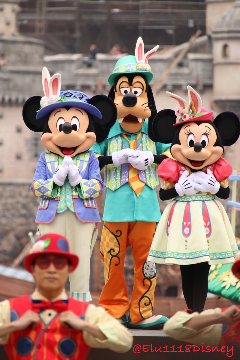 Elu 19 04 25 Tip Topイースター その ミキミニちゃんとグーフィーとうさピヨ Disney Tds ディズニーイースター Tiptopイースター ミッキー ミッキーマウス ミニー ミニーマウス グーフィー うさピヨ T Co 6r94vuuaay