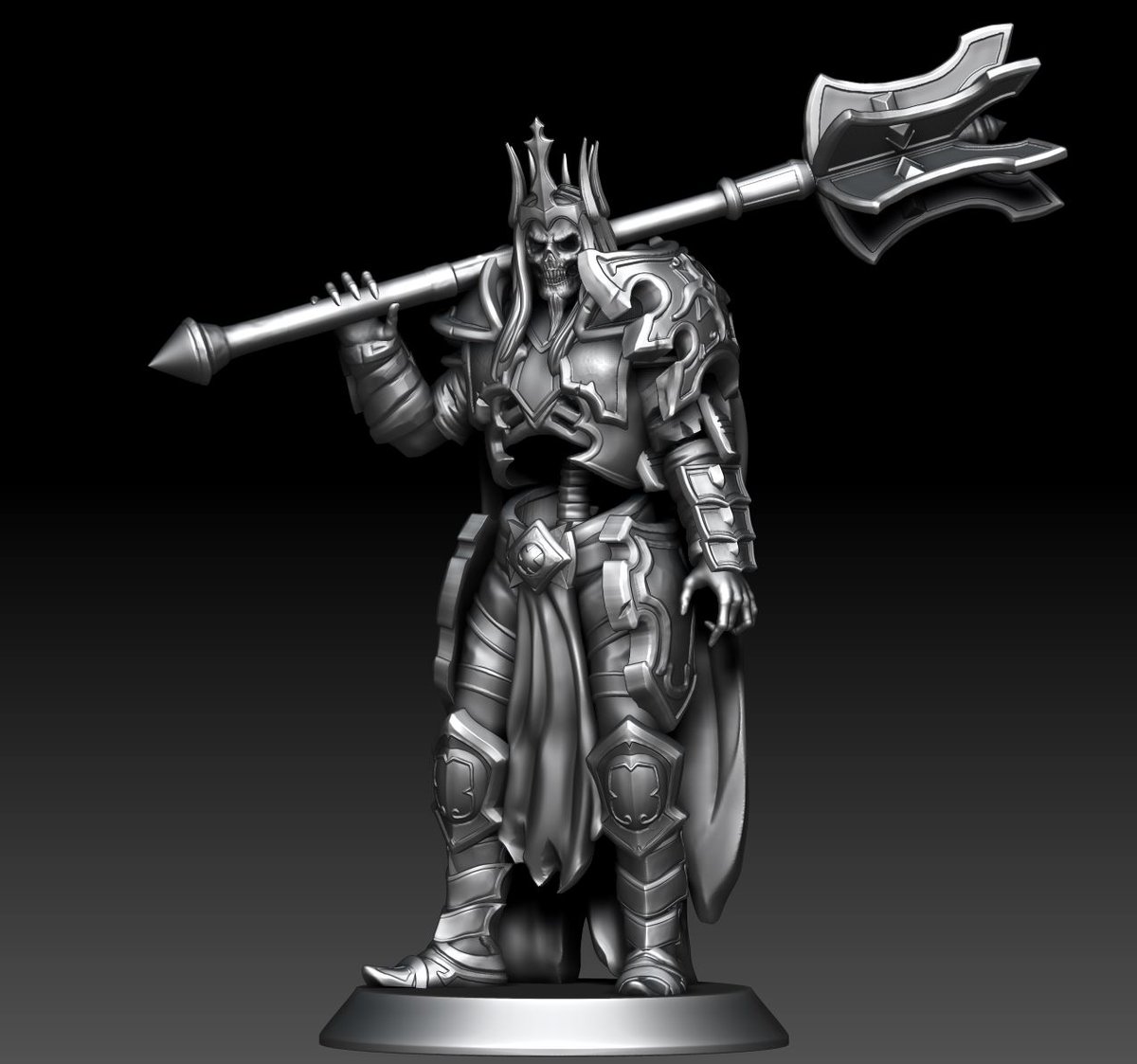 Leoric almost ready. Splitting for printing and testing next.🙂
#3Dprinting